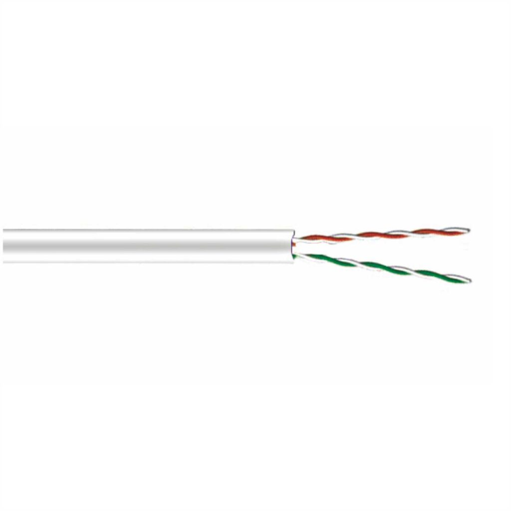 UTP data cable 2PR 26AWG CAT 5E version STANDART type B